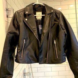 Abercrombie Moto Leather Jacket